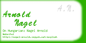 arnold nagel business card